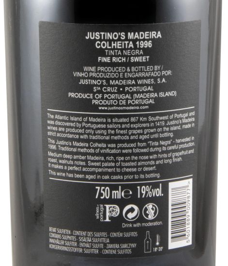 1996 Madeira Justino's Tinta Negra
