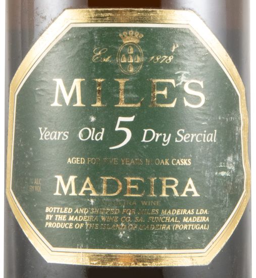 Madeira Miles Sercial 5 years