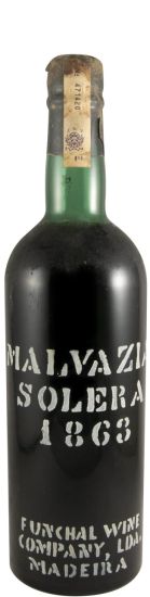 1863 Madeira Funchal Wine Company Malvazia Solera