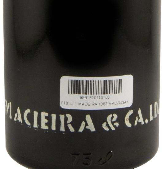 1863 Madeira Funchal Wine Company Malvazia Solera