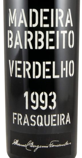 1993 Madeira Barbeito Verdelho Frasqueira