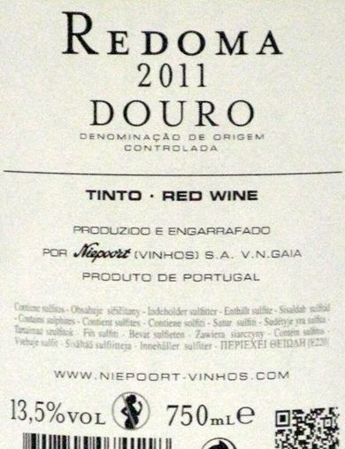 2011 Niepoort Redoma tinto
