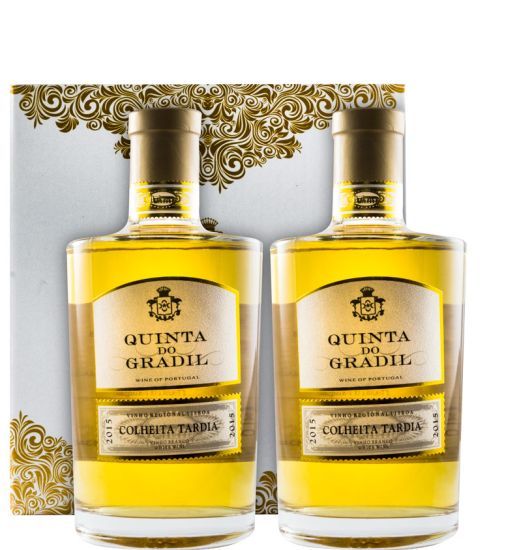 Conjunto 2015 Quinta do Gradil Late Harvest white 2x37.5cl