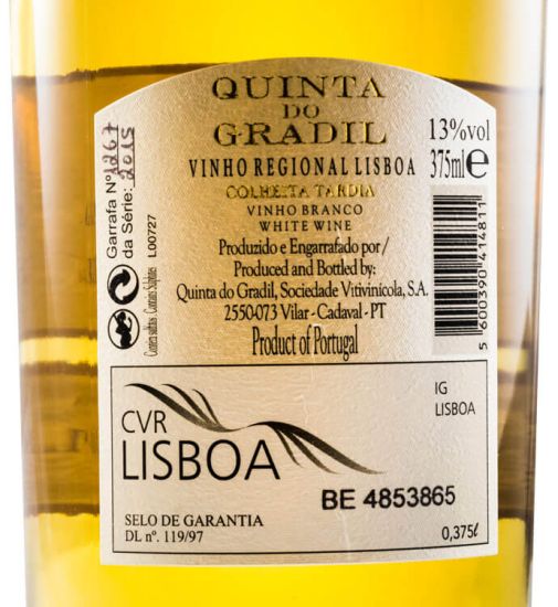 Conjunto 2015 Quinta do Gradil Late Harvest white 2x37.5cl