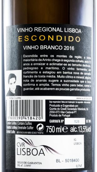 2016 Escondido by Anibal Coutinho white