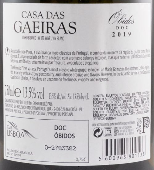 2019 Casa das Gaeiras Maria Gomes white