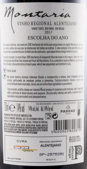 2017 Herdade da Candeeira Montaria Escolha do Ano Petite Syrah tinto