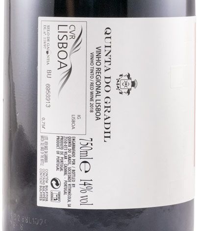 Set Quinta do Gradil Edição Comemorativa 75 Anos TAP red 5x75cl