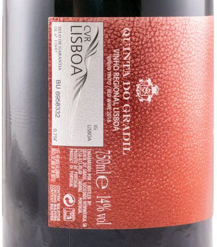 Set Quinta do Gradil Edição Comemorativa 75 Anos TAP red 5x75cl