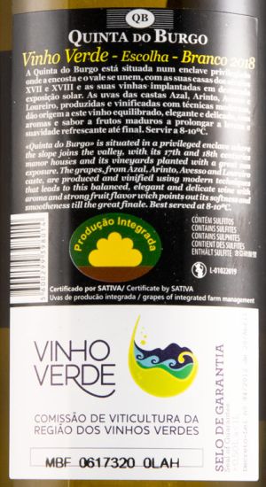 2018 Quinta do Burgo Escolha white