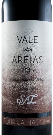2015 Vale das Areias Touriga Nacional tinto (rótulo danificado)