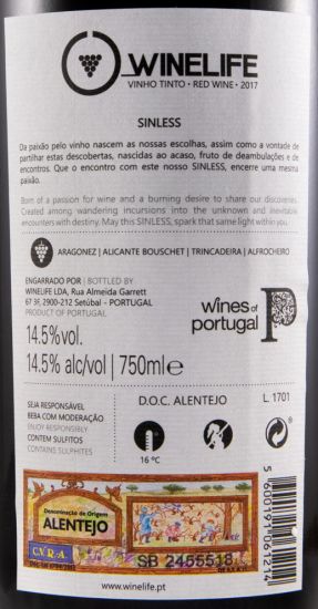 2017 Sinless tinto