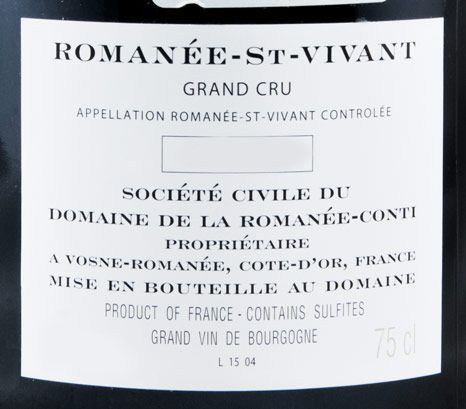 2020 Domaine de la Romanée-Conti Romanée-Saint-Vivant Grand Cru red