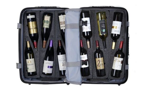 Luggage VinGardeValise Silver for 12 Bottles