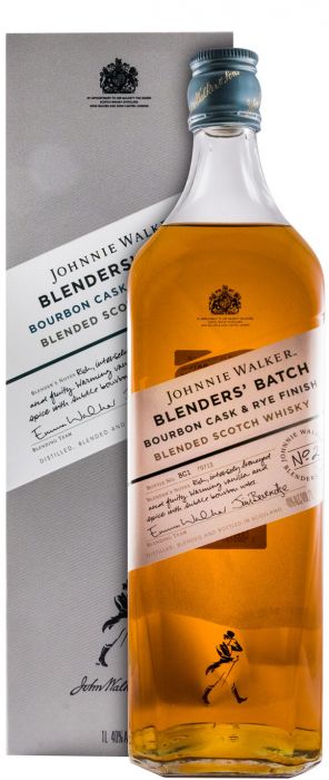 Johnnie Walker Bourbon Cask & Rye Finish Blender's Batch 1L