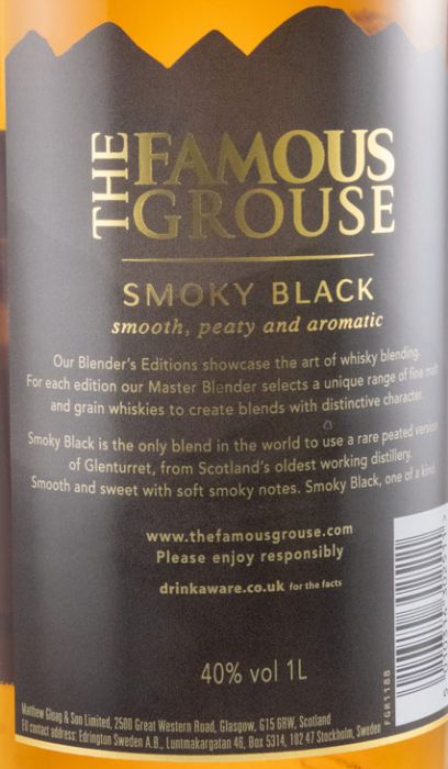 Famous Grouse Smoky Black 1L