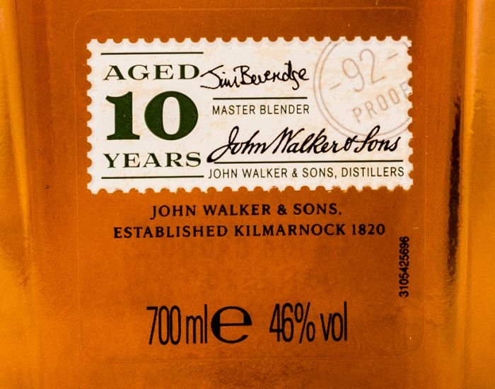 Johnnie Walker 10 years Select Casks Rye Cask Finish