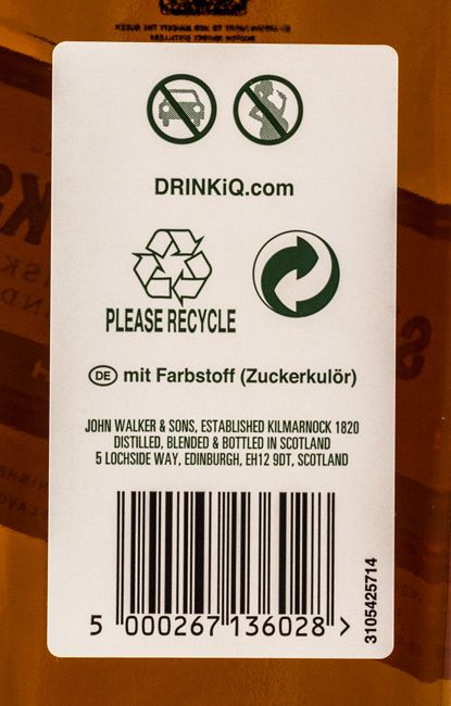 【終売品】ジョニーウォーカー　セレクトカスク 10年 Johnnie Walker 10 anos Select Casks Rye Cask Finish