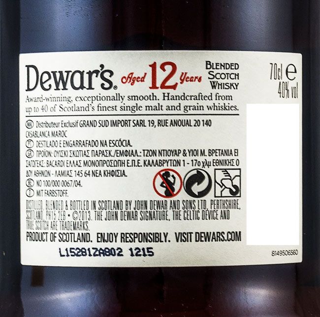 Dewar's 12 years