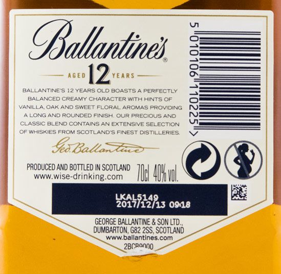 Ballantine's 12 years 70cl