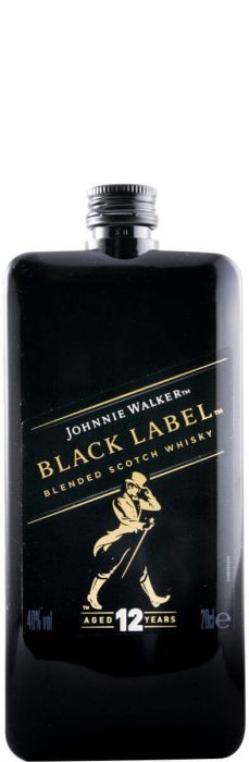 Frasco Johnnie Walker Black Label Pocket 12 anos 20cl