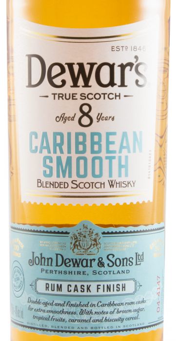 Dewar's Caribbean Smooth 8 anos