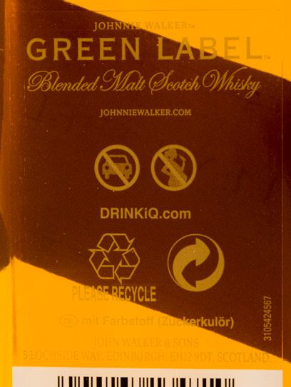 Johnnie Walker Green Label 15 anos