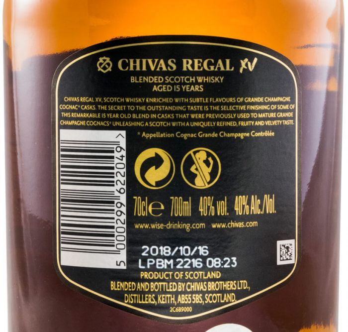 Chivas Regal XV 15 years
