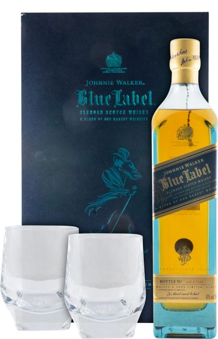 Johnnie Walker Blue Label Limited Edition w/Glasses