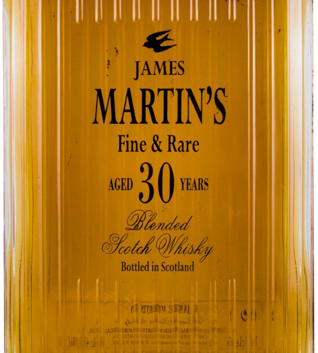 James Martin's 30 anos s/Caixa (garrafa antiga)