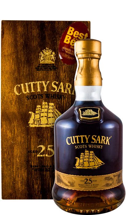Cutty Sark 25 anos (caixa de madeira)