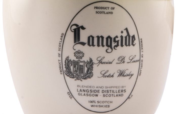 Langside Special de Luxe Scotch Whisky (garrafa em cerâmica)