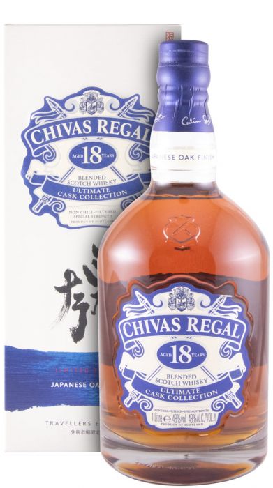 Chivas Regal Ultimate Cask Collection Japonese Oak Edição Limitada 18 anos 1L
