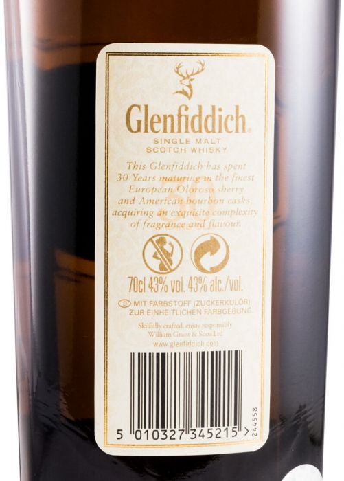 Glenfiddich 30 anos