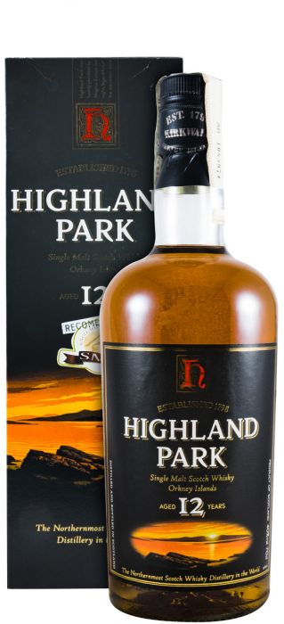 Highland Park 12 anos (rótulo de papel)