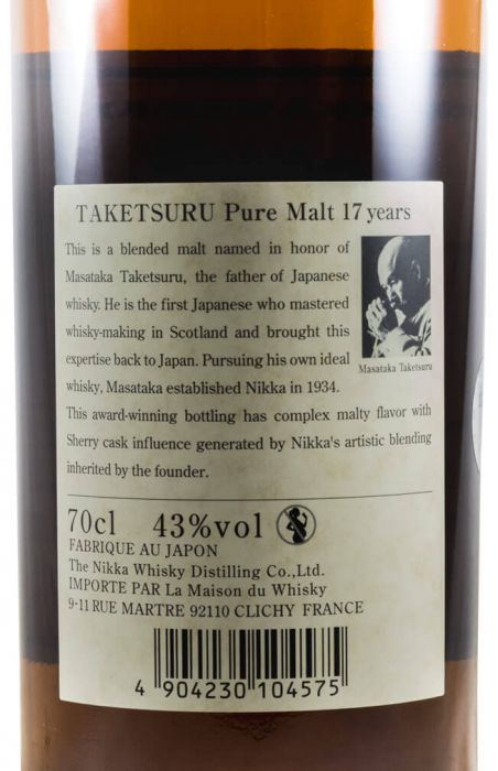 Nikka Taketsuru Pure Malt 17 anos