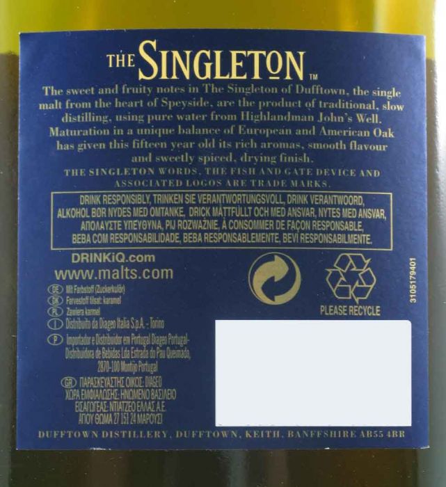 Singleton 15 years