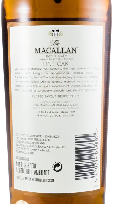 Macallan Fine Oak 25 anos