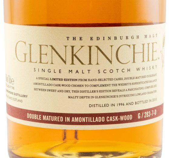 1996 Glenkinchie Distillers Edition (engarrafado em 2010)