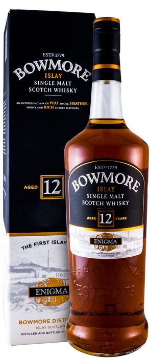 BOWMORE ボウモア 12年 エニグマ シングルモルト ウイスキー ボウモア12年 エニグマ 40％ / OB 並行- シングルモルト通販