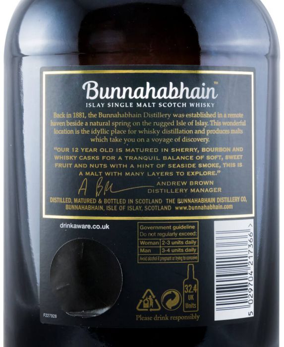 Bunnahabhain 12 anos