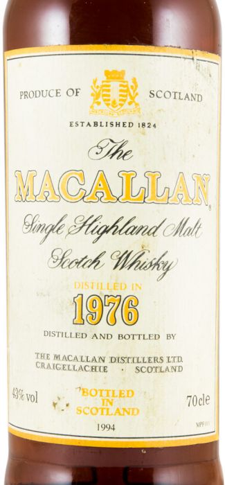 1976 Macallan 18 years