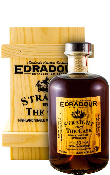 EDRADOUR エドラダワー 10年 ストレート フロム ザカスク 60.2% エドラダワー・10年・ストライト・フロム・ザ・カスク（50cl）