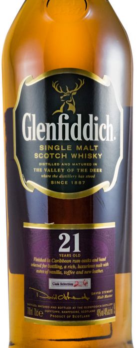 Glenfiddich Caribbean Rum Cask 21 anos