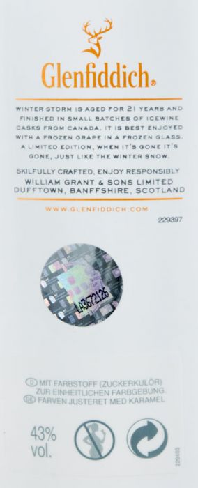 Glenfiddich Winter Storm Experimental Series 21 years