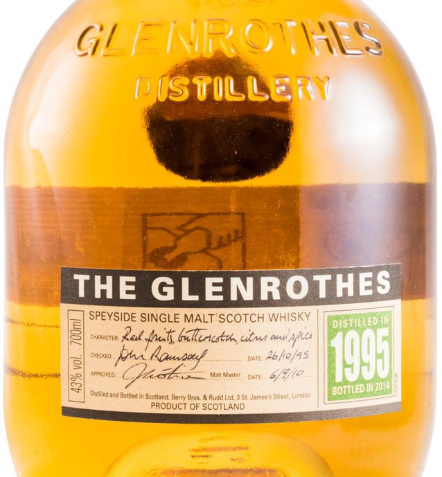 1995 Glenrothes (bottled in 2014)