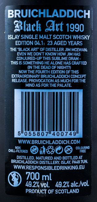 1990 Bruichladdich Black Art Edition 04.1 23 years