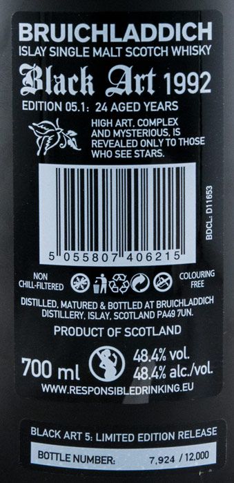 1992 Bruichladdich Black Art Edition 05.1 24 years