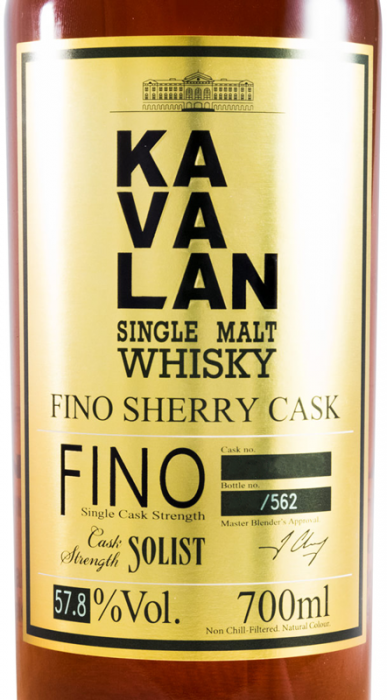 Kavalan Solist Fino Cask Strength Sherry Cask 57.8%