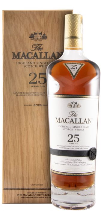 Macallan Sherry Oak 2019 Release 25 years